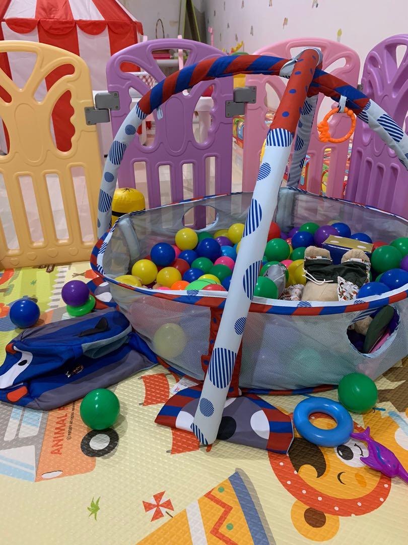 Bebe Smart Triple Fun Ball Pit Play Mat Baby Bayi Bayi Anak Mainan Baby Walker Di Carousell