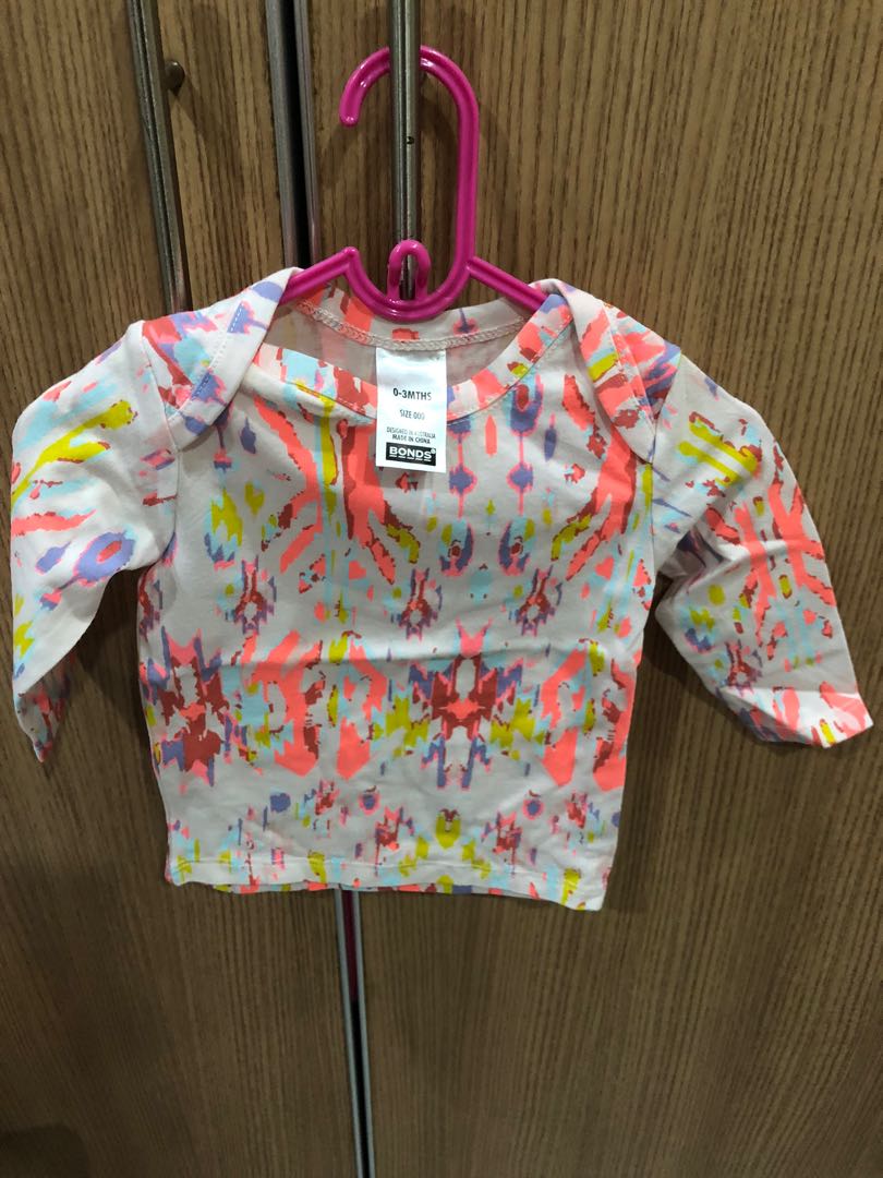 Bonds long sleeve baby top (unisex) sz 