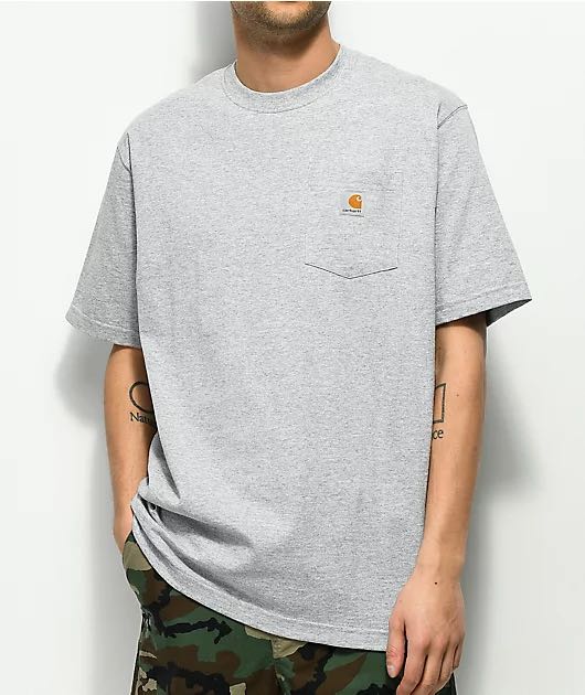 Carhartt K87 Pocket Tshirt - Heather 