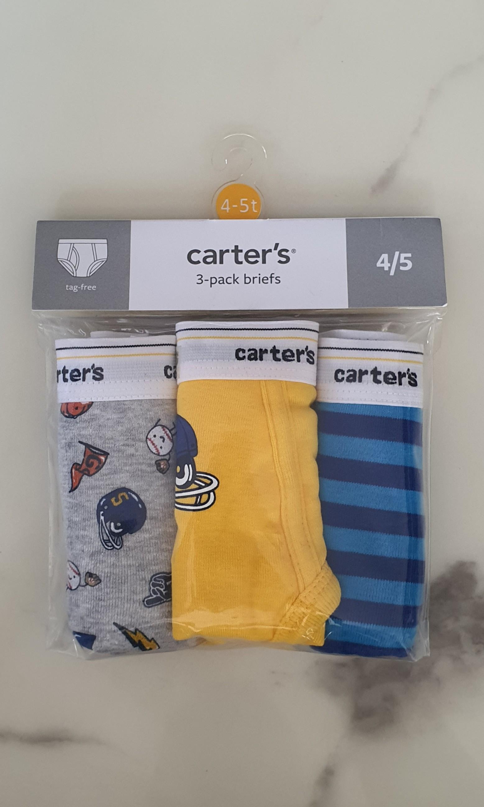 Carter's Boys Underwear 4 to 5 years, Babies & Kids, Babies & Kids