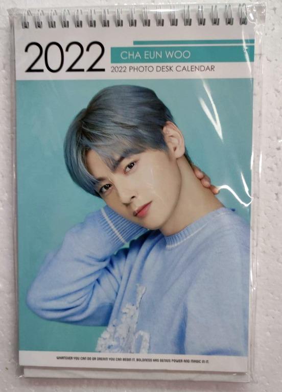 Woo 2022 Schedule Cha Eun Woo 2022 Photo Desk Calendar True Beauty Astro Korean Drama K-Pop  K-Star, Books & Stationery On Carousell