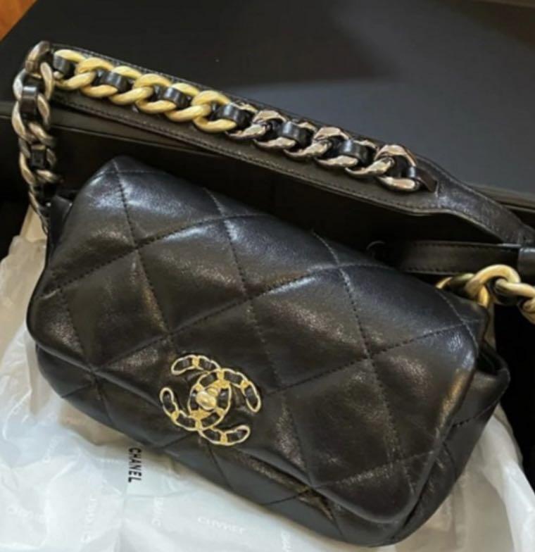 Chanel 19 waist bag, Luxury, Bags & Wallets on Carousell