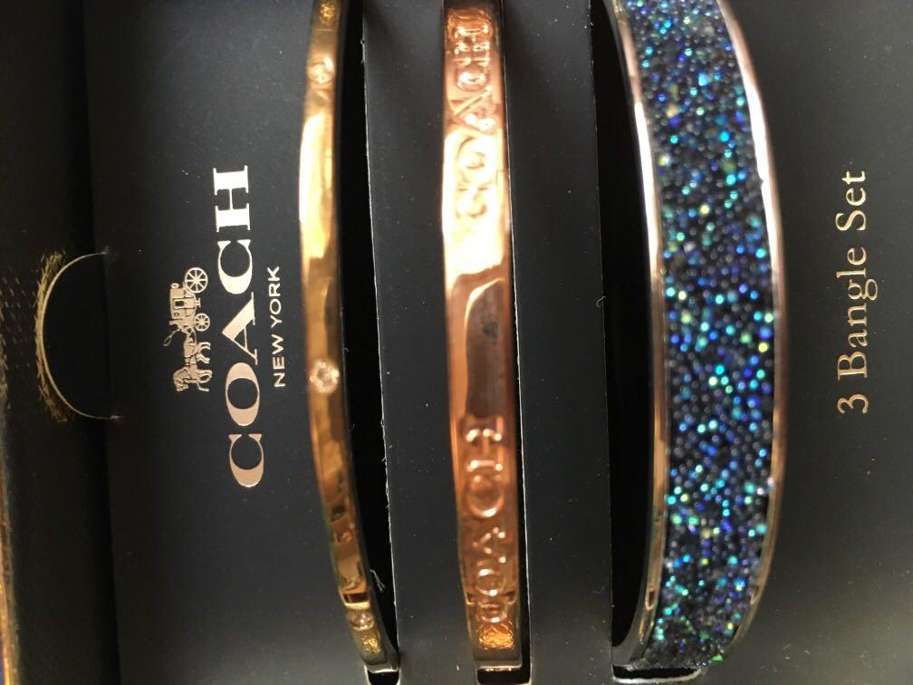 Coach best sale bracelet set