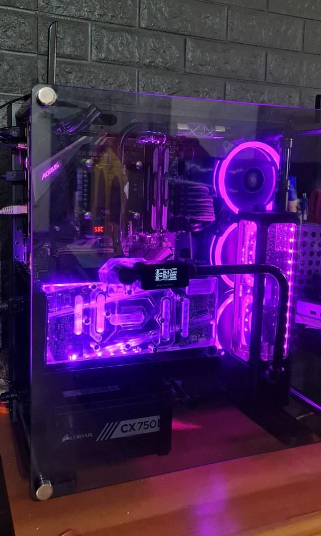 Custom Loop Rig Custom Loop Watercooled Gaming Rig, Computers & Tech, Parts ...