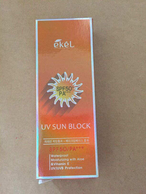 Ekel UV Sun Block SPF50/PA+++, Everything Else on Carousell