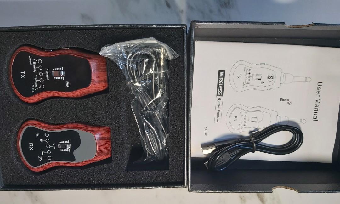 Excelvan K380c Wireless Guitar Receiver Transmitter System