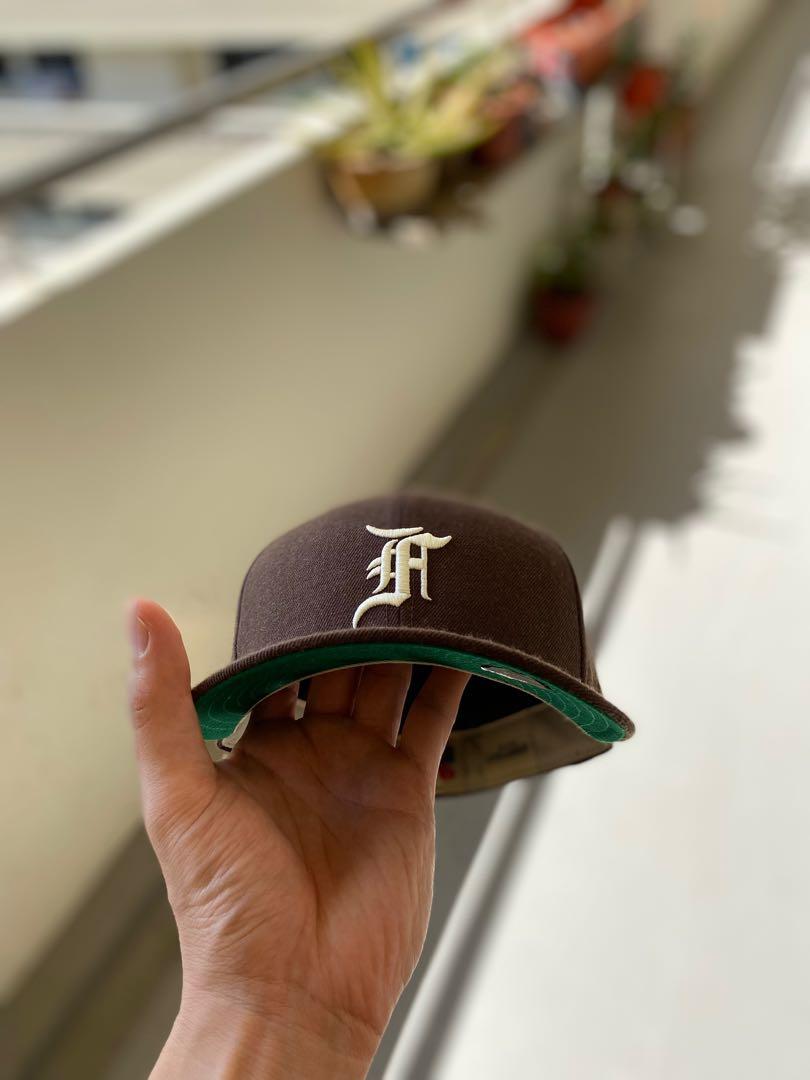 New Era x Fear of God Essentials 59Fifty Fitted in Walnut — MAJOR