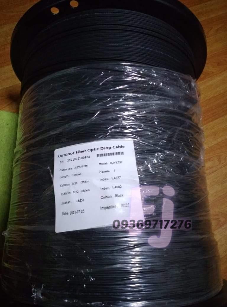 Fiber Optic Cable Singlecore (Category: Networking) located in Pasig City. Submitted by fjEgangan (Listing ID 1115511425, Image 2). Description: Fiber Optic Cable Singlecore | FTTH Drop Cable Singlecore | Outdoor Drop Fiber Optic Cable ✔ Brand: Comlink ✔ Outdoor ✔ W/ Messenger Also Available in: 🏷Singlecore - 1k & 2km 🏷 Dual Core/2 core - 1km & 2km 🏷 4 core - 2km 💯 Brand new and original 💯 Authorized Dealer 💯 Open for bulk orders to avail m