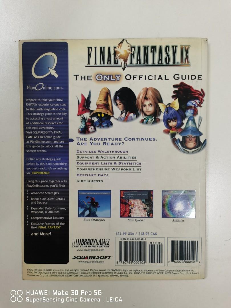 Final Fantasy IX walkthrough guide book, Hobbies & Toys, Books & Magazines, Magazines on Carousell