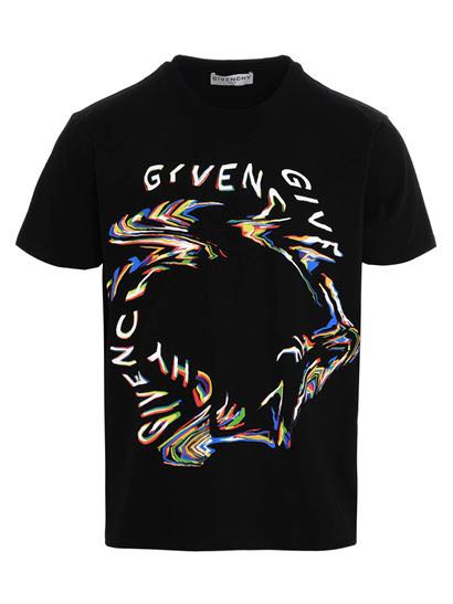 Givenchy Glitch Logo T-Shirt, Luxury 