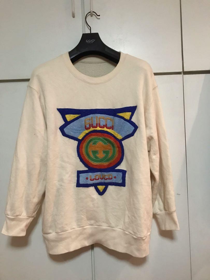 Gucci love varsity sweatshirt Men s Fashion Coats Jackets and Outerwear on Carousell