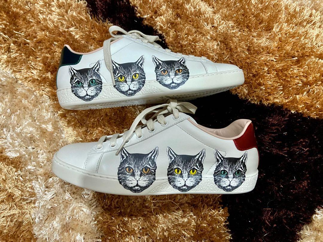 Gucci Women s Ace Mystic Cat Sneakers Luxury Sneakers Footwear