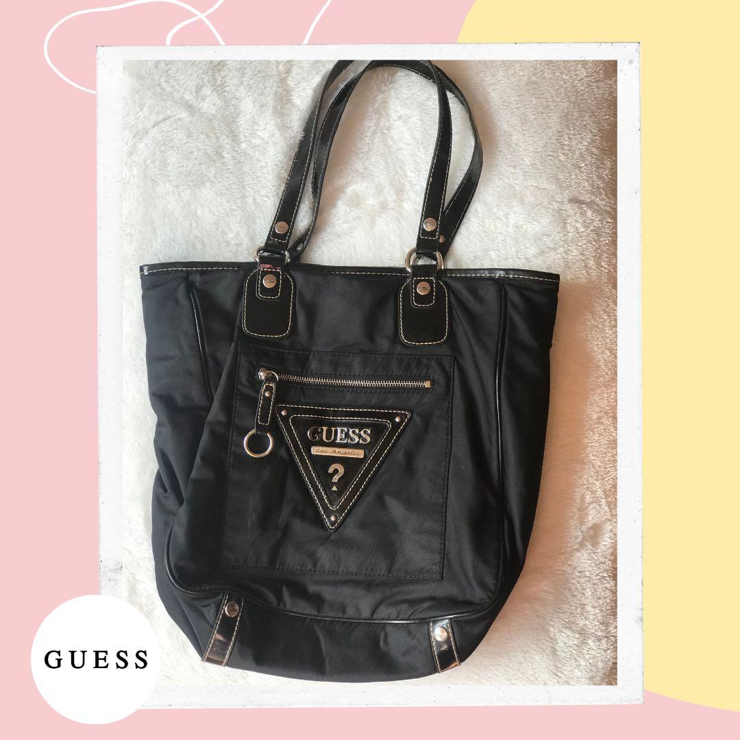 Guess nylon tote bag clearance