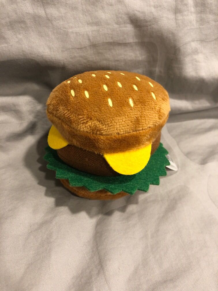 a hamburger that looks like a dog