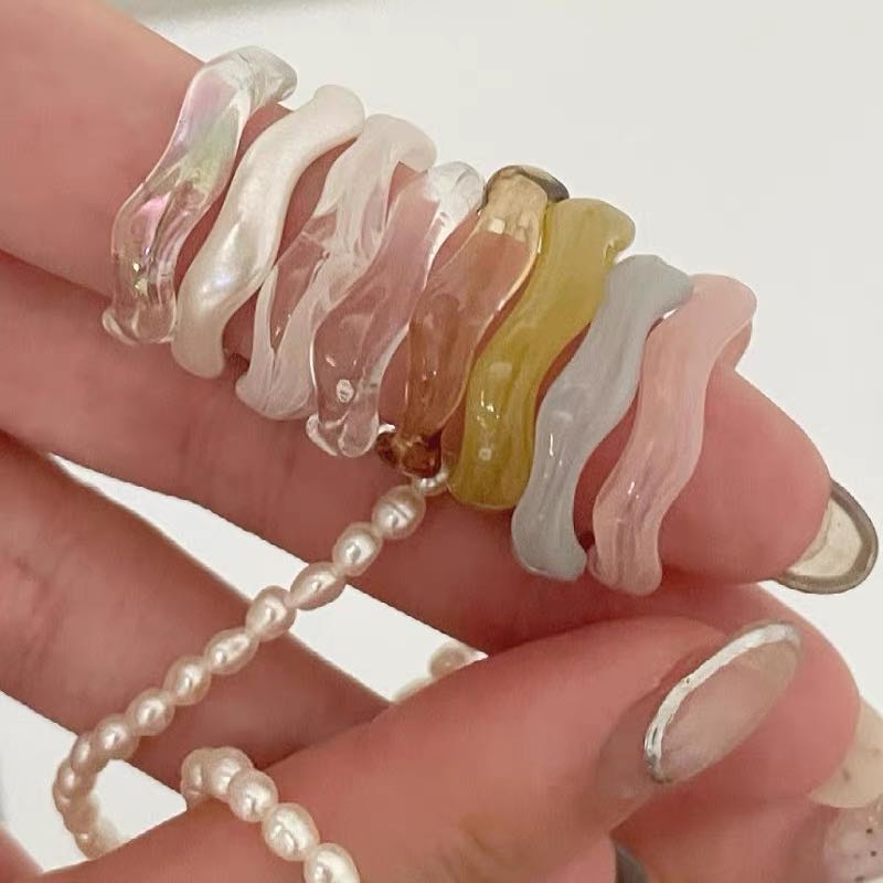 Handmade on sale resin rings
