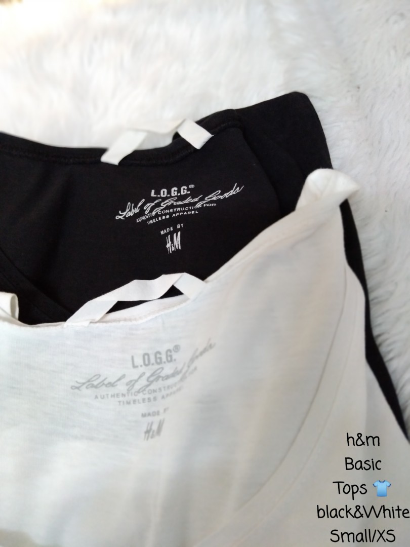 h and m basic tops