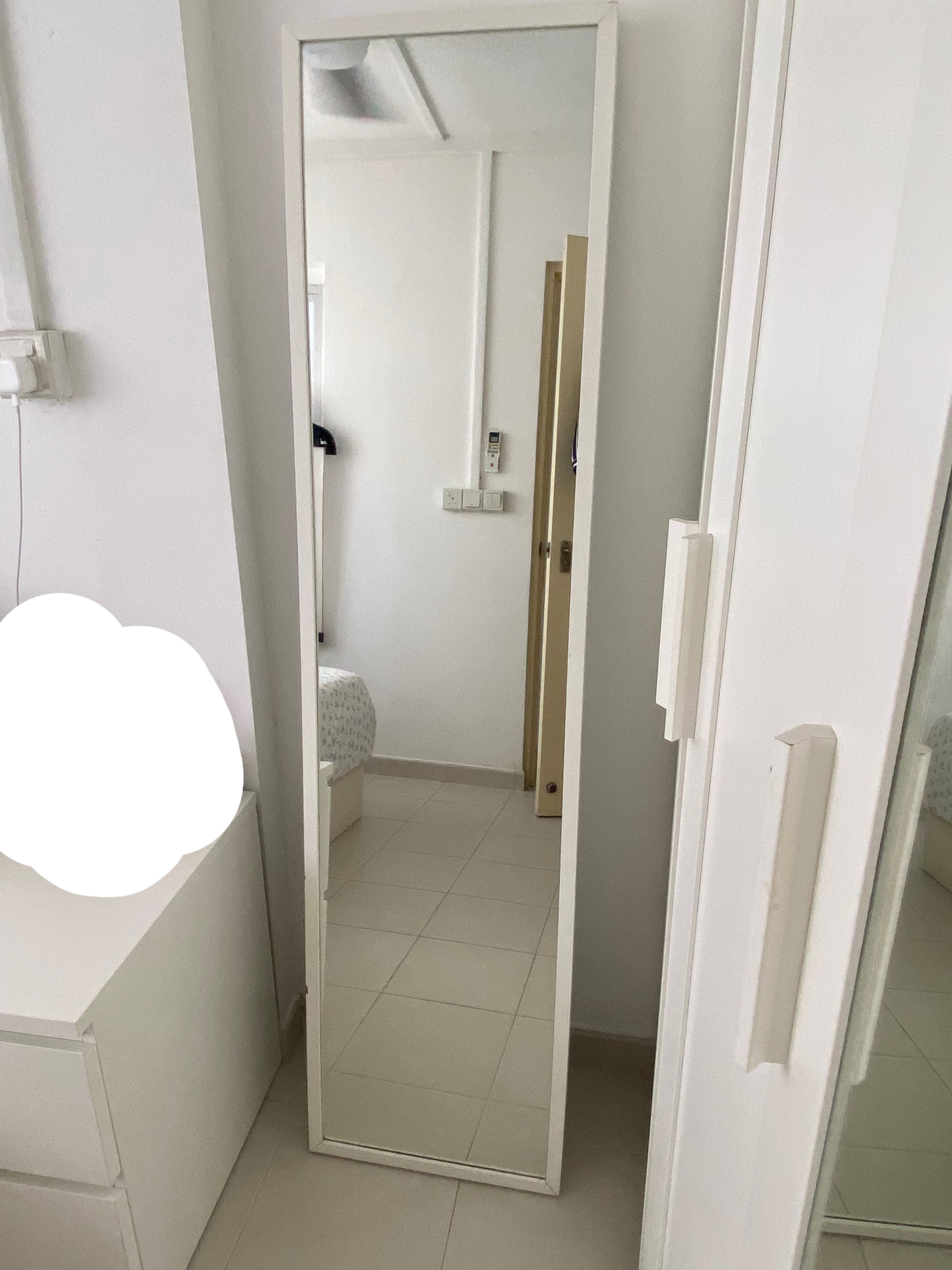 Ikea full length mirror, Furniture & Home Living, Home Decor, Mirrors