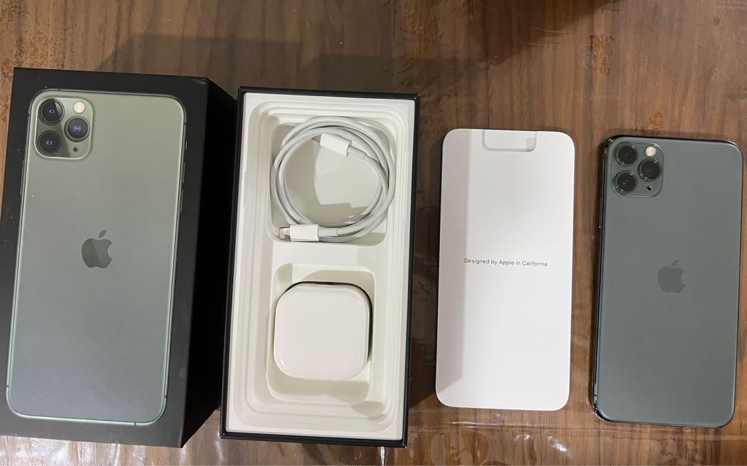 Iphone 11 Pro Max 256gb Midnight Green Mobile Phones Gadgets Mobile Phones Iphone Iphone 11 Series On Carousell