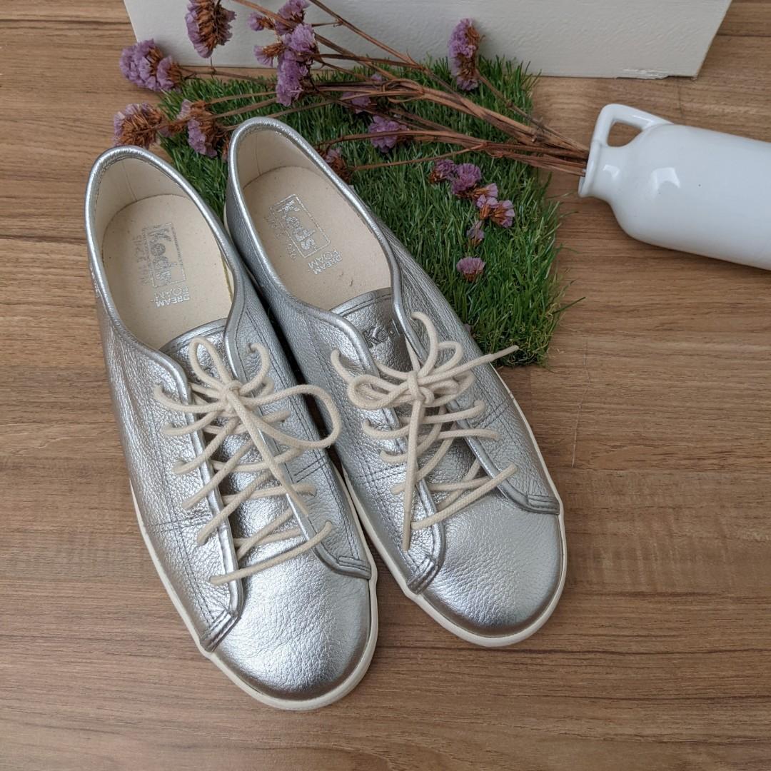 Keds Metallic Leather Sneakers
