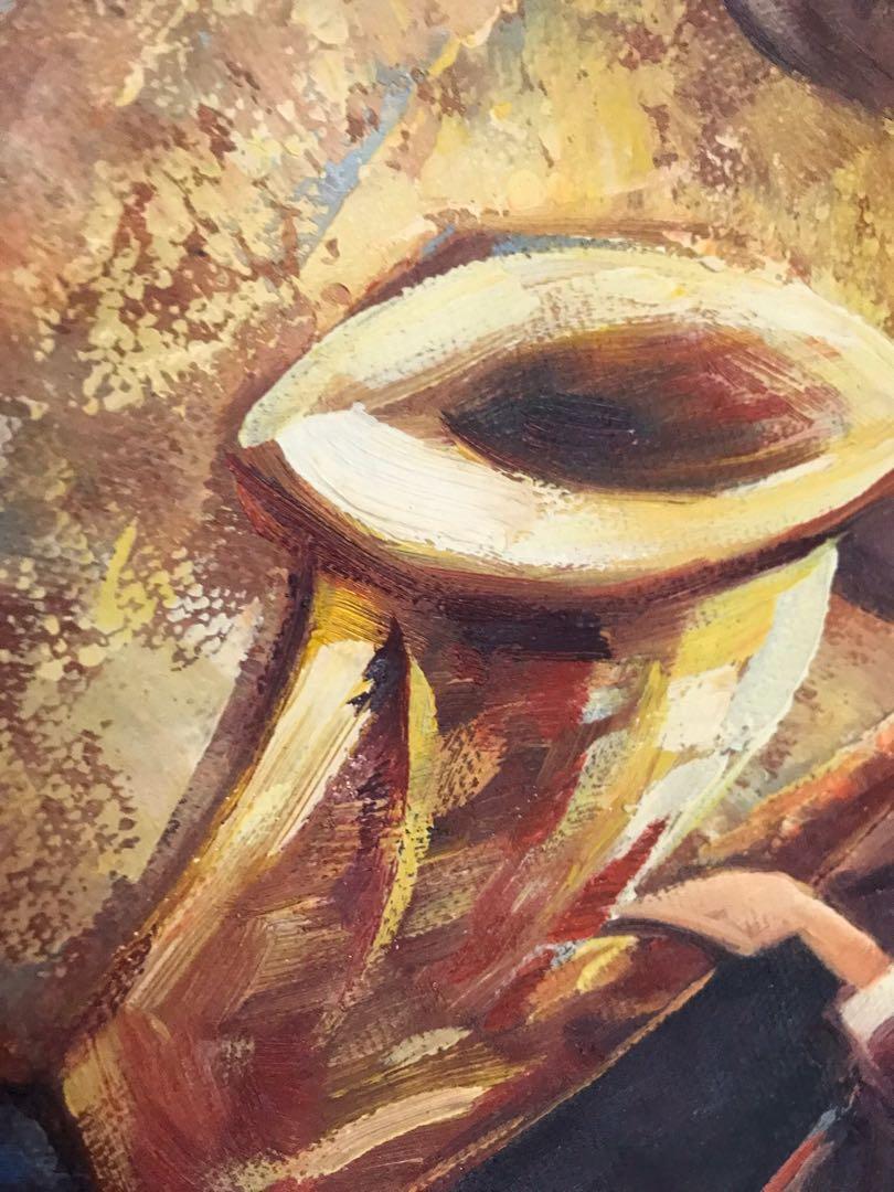 LARGE MUSICIANS ART (Category: Art & Prints) located in Manila. Submitted by stringkits (Listing ID 1115504347, Image 3). Description: Size: 88cm x 88cm musicians Location Ortigas Anonymous artist #9sweldo .