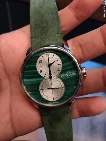 Louis Erard Excellence Régulateur Malachite Watch