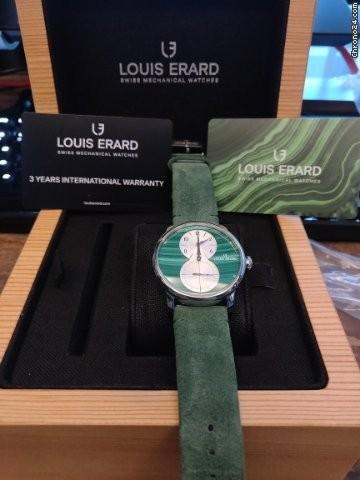 Louis Erard Excellence Régulateur Malachite Watch