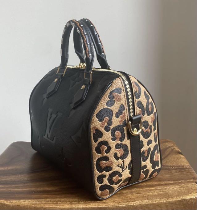 Louis Vuitton Neverfull Pochette Wild at Heart Leopard Print