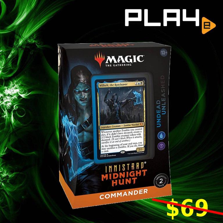 Magic The Gathering: Innistrad: Midnight Hunt Deck Undead Unleashed  (7071341) Brand New, Hobbies & Toys, Toys & Games on Carousell