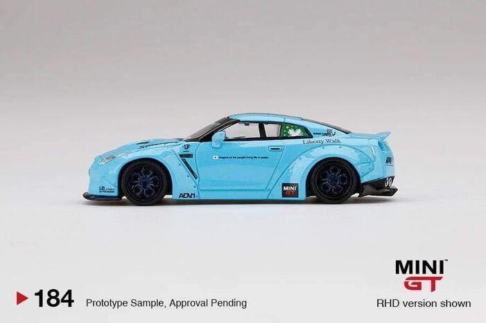 MINI GT 184 LB WORKS Nissan GT-R R35 Type 1 Rear Wing ver 2, Light