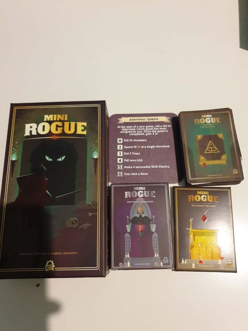 Mini Rogue Kickstarter + expansions + exclusives Board Game, Hobbies