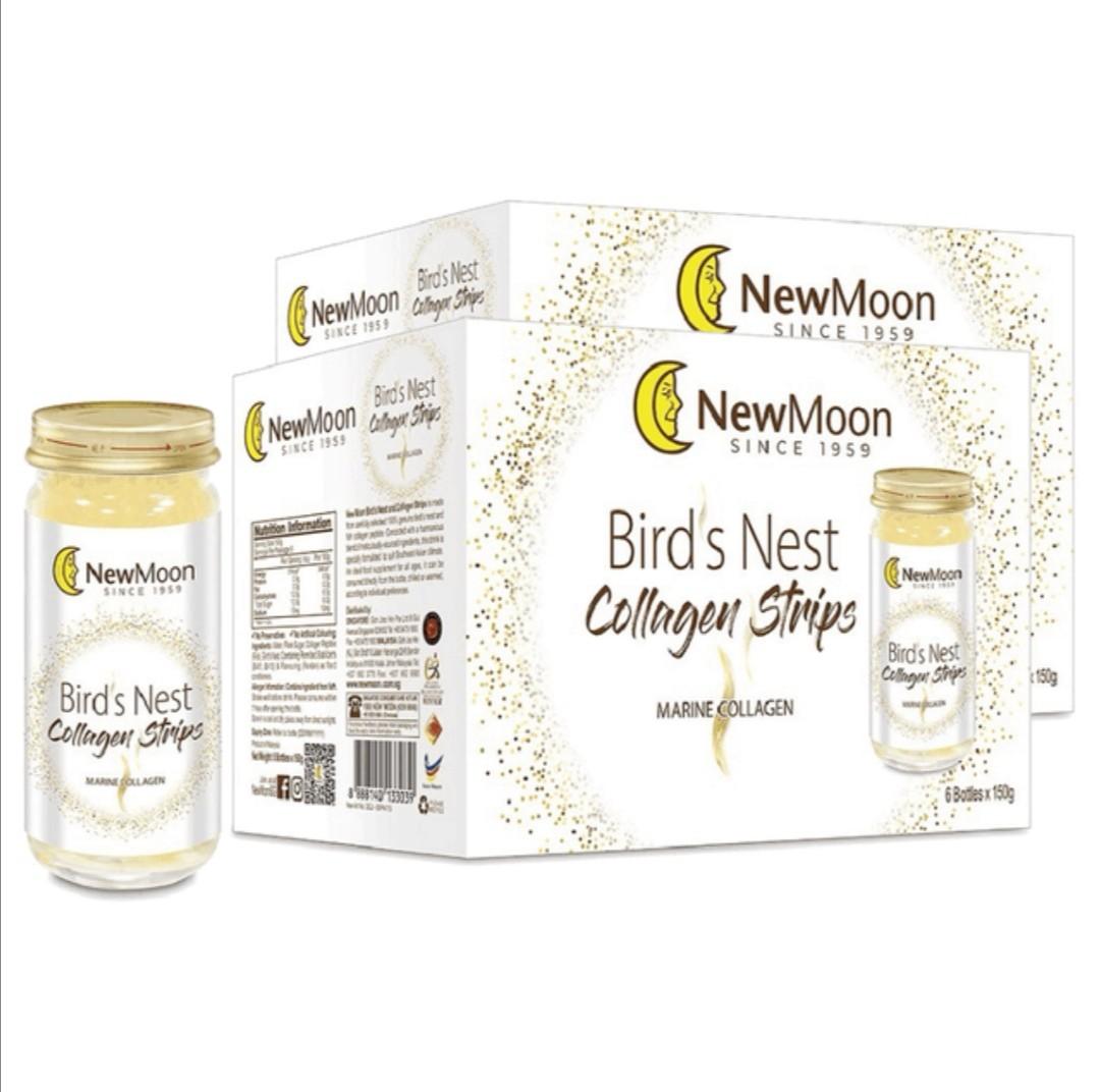 New Moon Bird’s Nest with Collagen Strips (6s x 150g), Health & Nutrition, Health Supplements