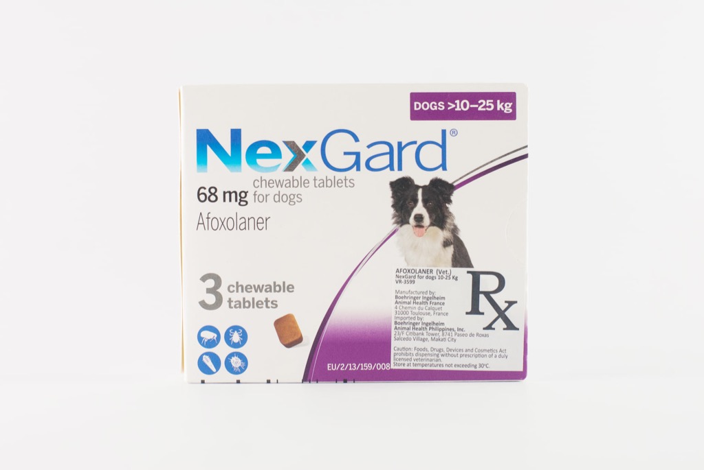 Nexgard Anti-Tick and Flea Chewable (Afoxolaner) (10-25kg), Pet ...