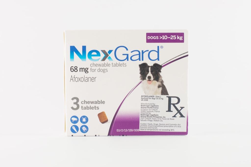 Nexgard AntiTick and Flea Chewable (Afoxolaner) (1025kg), Pet