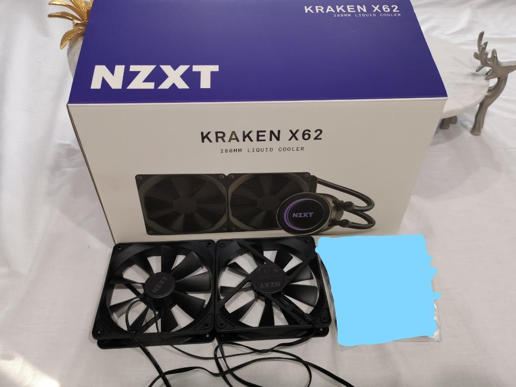 Nzxt Kraken X62 Fans Only Computers Tech Parts Accessories Other Accessories On Carousell