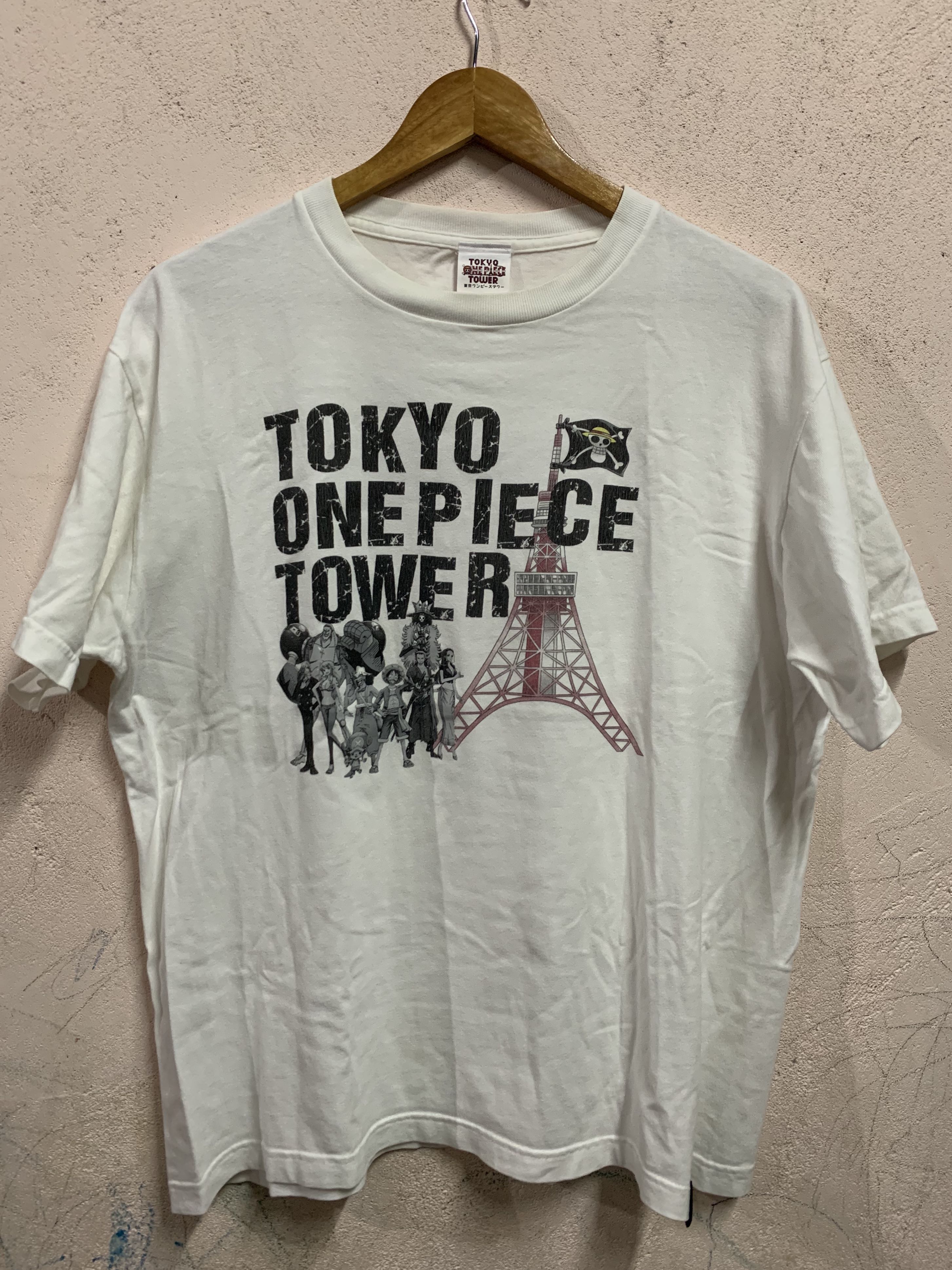 One piece X tokyo tower tee, Men's 