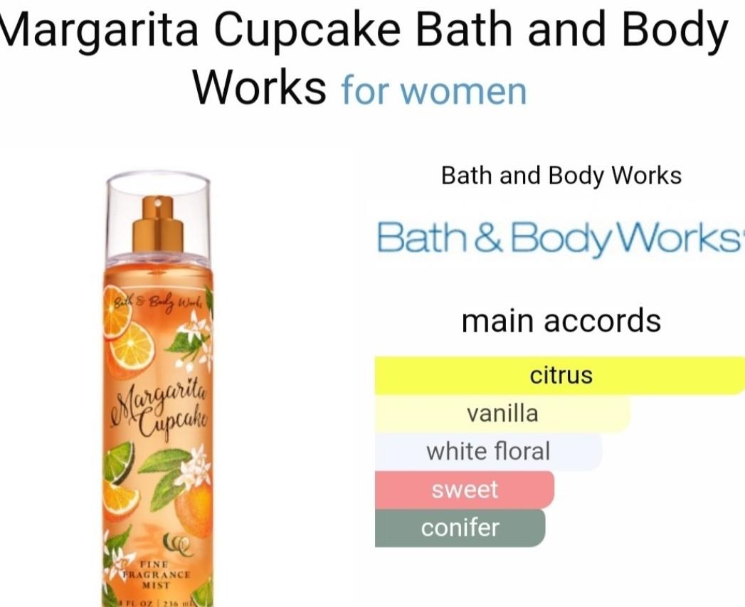 ORIGINAL FROM USA BATH AND BODY WORKS MARGARITA CUPCAKE FINE FRAGRANCE
