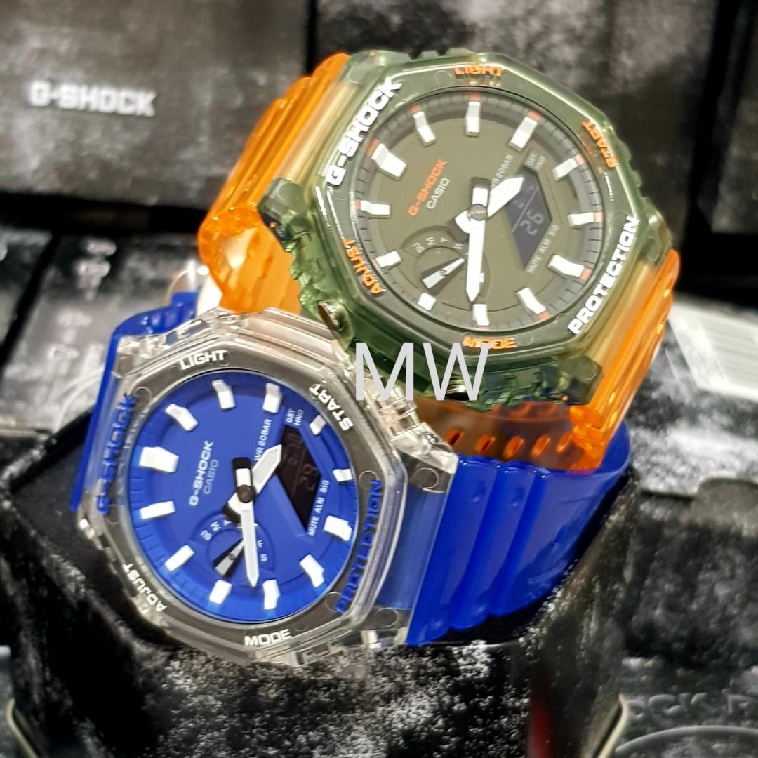 Original g shock tmj jelly version ga2100 ga 2100 ga 2100hc men s unisex watch brand new