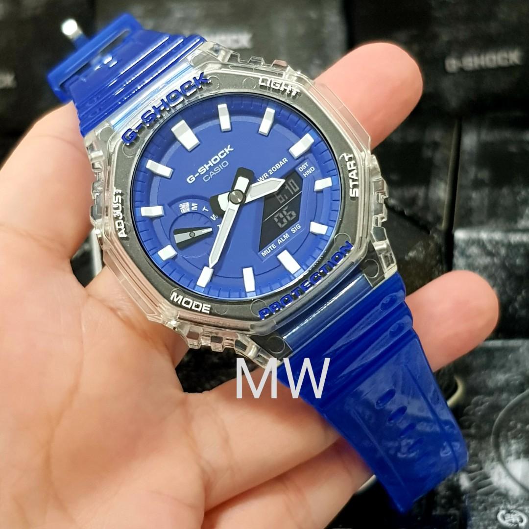 Original g shock tmj jelly version ga2100 ga 2100 ga 2100hc men s unisex watch brand new