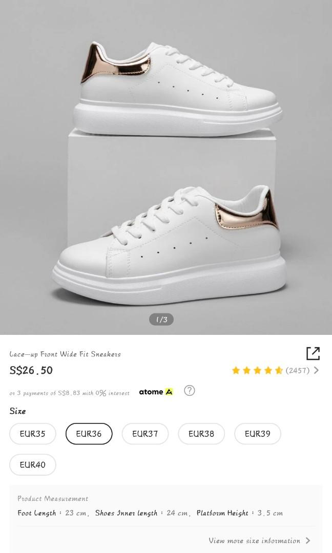 White rose cheap gold sneakers