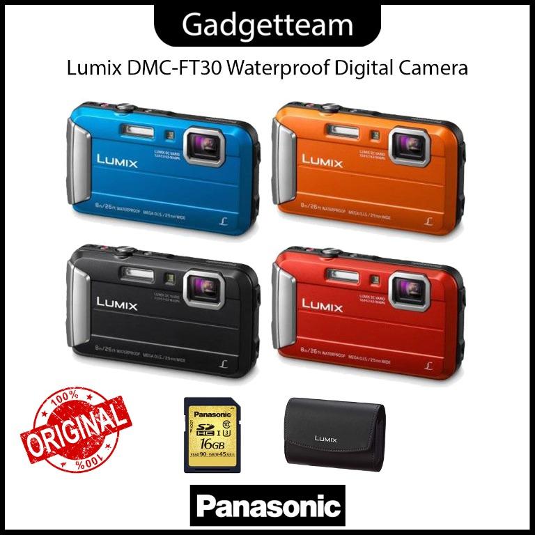 Landelijk Verslijten Misbruik Panasonic Lumix DMC-FT30 / FT-30 / FT 30 Waterproof Digital Camera,  Photography, Lens & Kits on Carousell