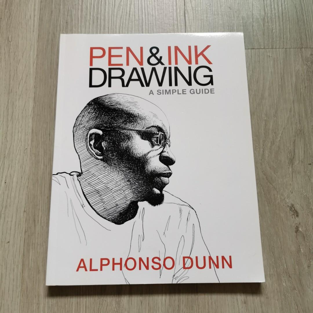 Pen & Ink Drawing (by Alphonso Dunn), Hobbies & Toys, Books & Magazines