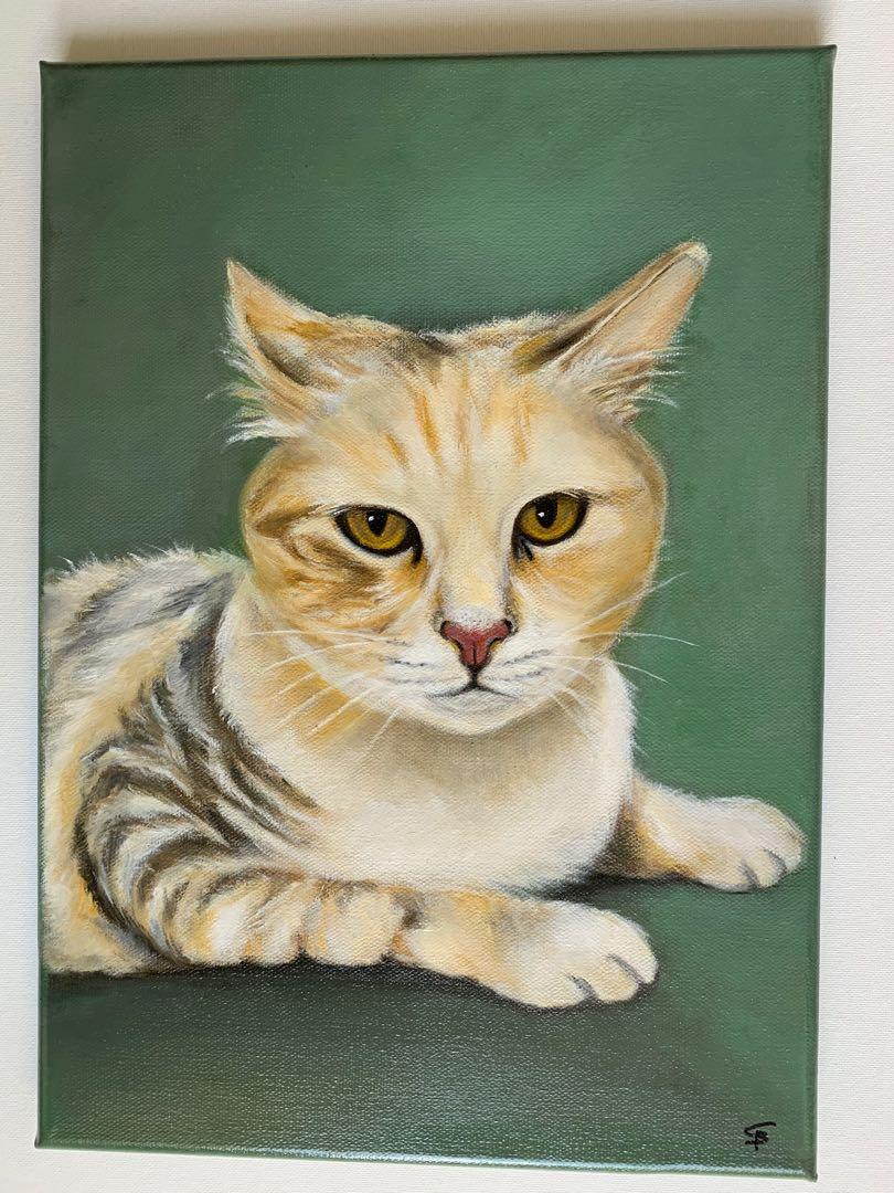 Pet portrait painting, Hobbies & Toys, Stationery & Craft, Art & Prints