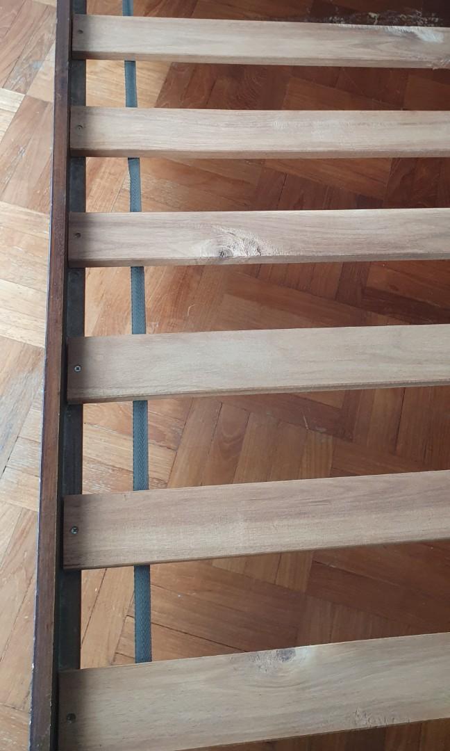 Picket & Rail King size bed frame and mattress, Furniture & Home Living