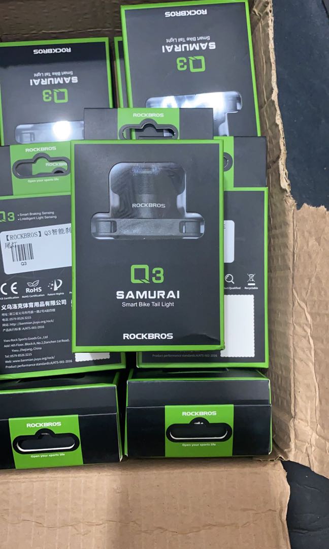 In stock Rockbros Q3 samurai, Sports Equipment, Bicycles & Parts, Parts & Accessories on Carousell