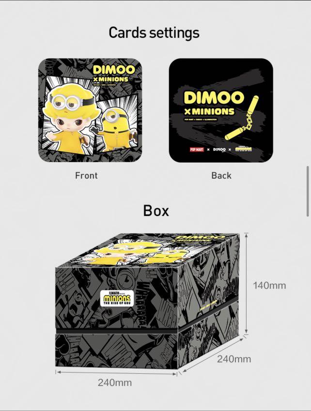 Sell Dimoo x Minions 小黄人 popmart molly, Hobbies & Toys, Toys & Games on ...