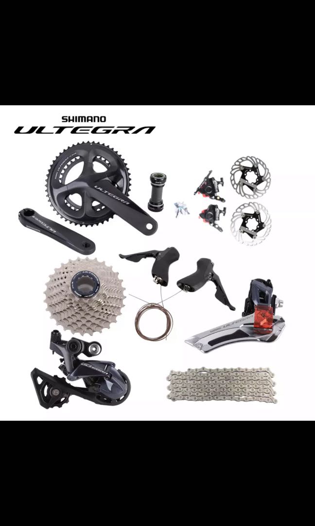 Shimano Ultegra Full Groupset 8000 Mechanical Disc Brakes, Sports