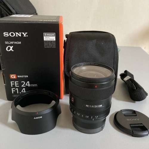 Sony FE 24mm 1.4 GM 24GM 行貨有單齊件齊盒, 攝影器材, 鏡頭及裝備 