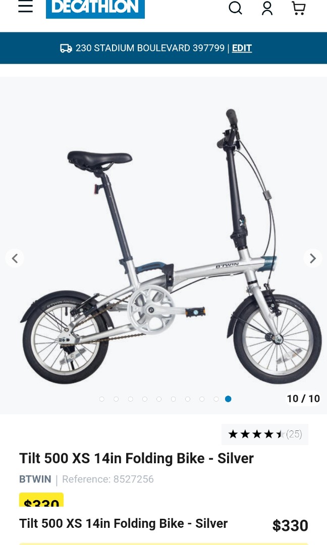 Tilt 500 14 folding bike new arrivals