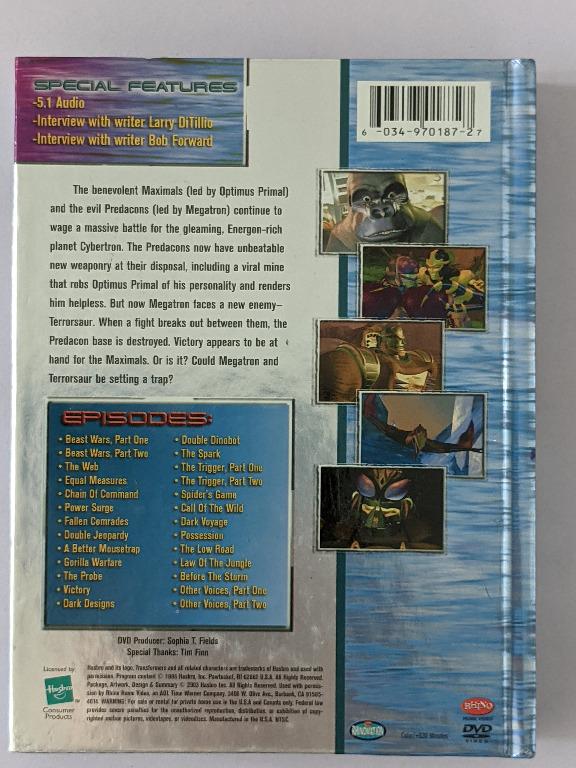 Transformers Beast Wars DVD all 3 seasons, Hobbies & Toys, Music & Media, CDs & DVDs on Carousell