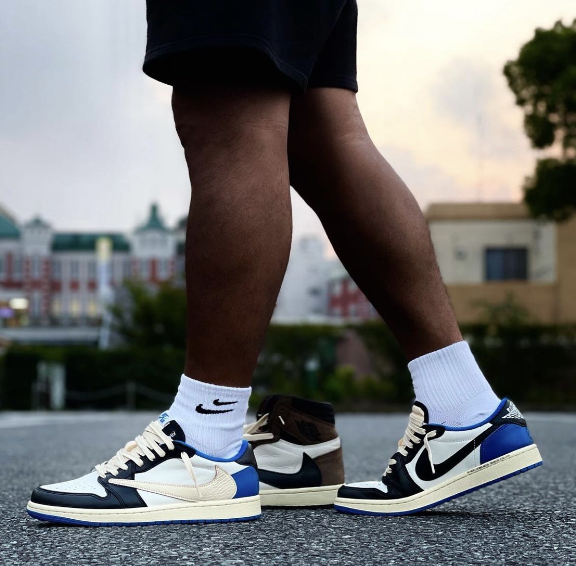 Air Jordan 1 Low Travis Scott Fragment Shoes